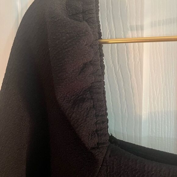 Madewell Crepe Puff Sleeve Blouse - Picture 8 of 9